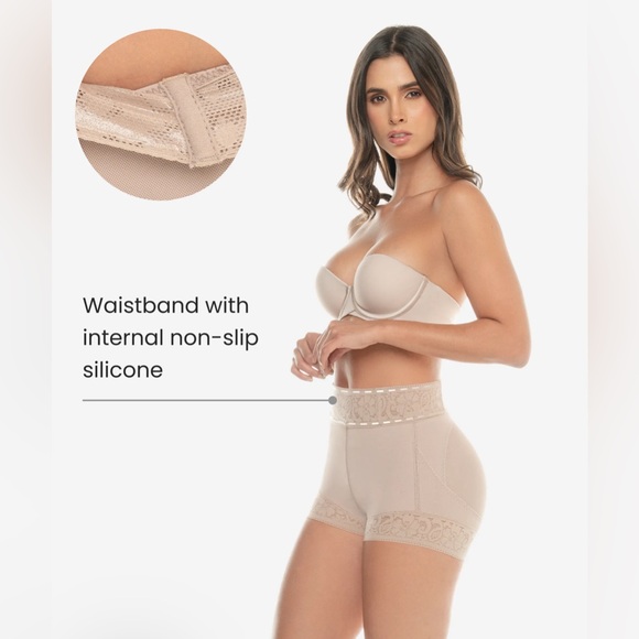 Lace Butt-Lifter Shaper Shorts - Style 211 - Picture 4 of 6